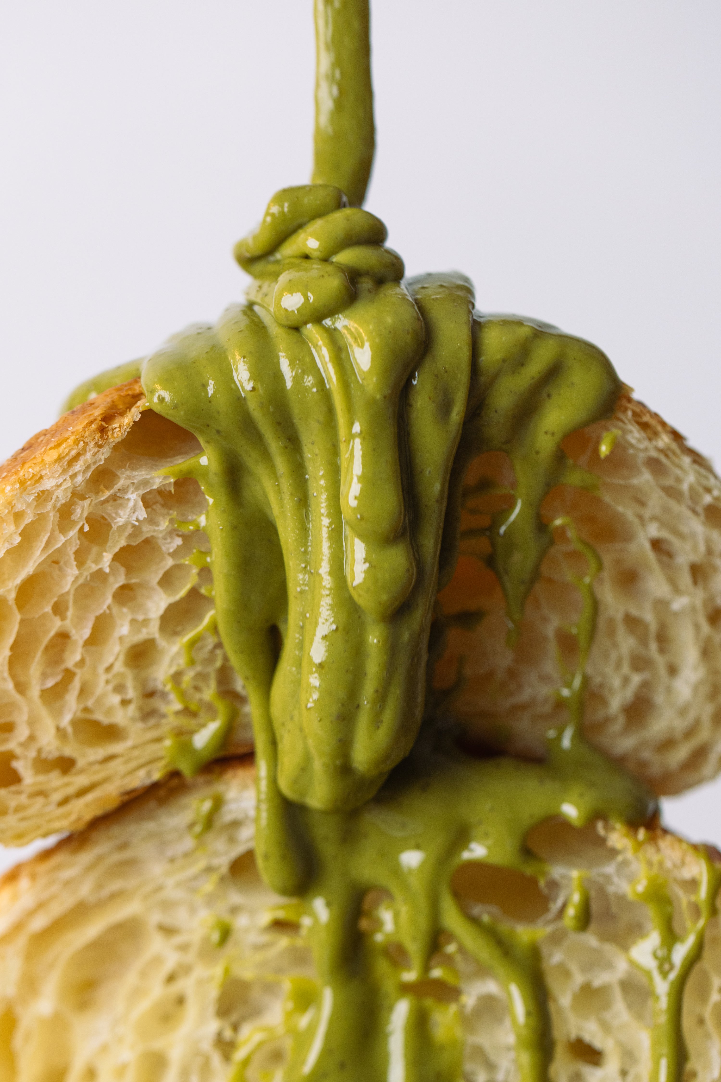 Crema de Almendra con Matcha