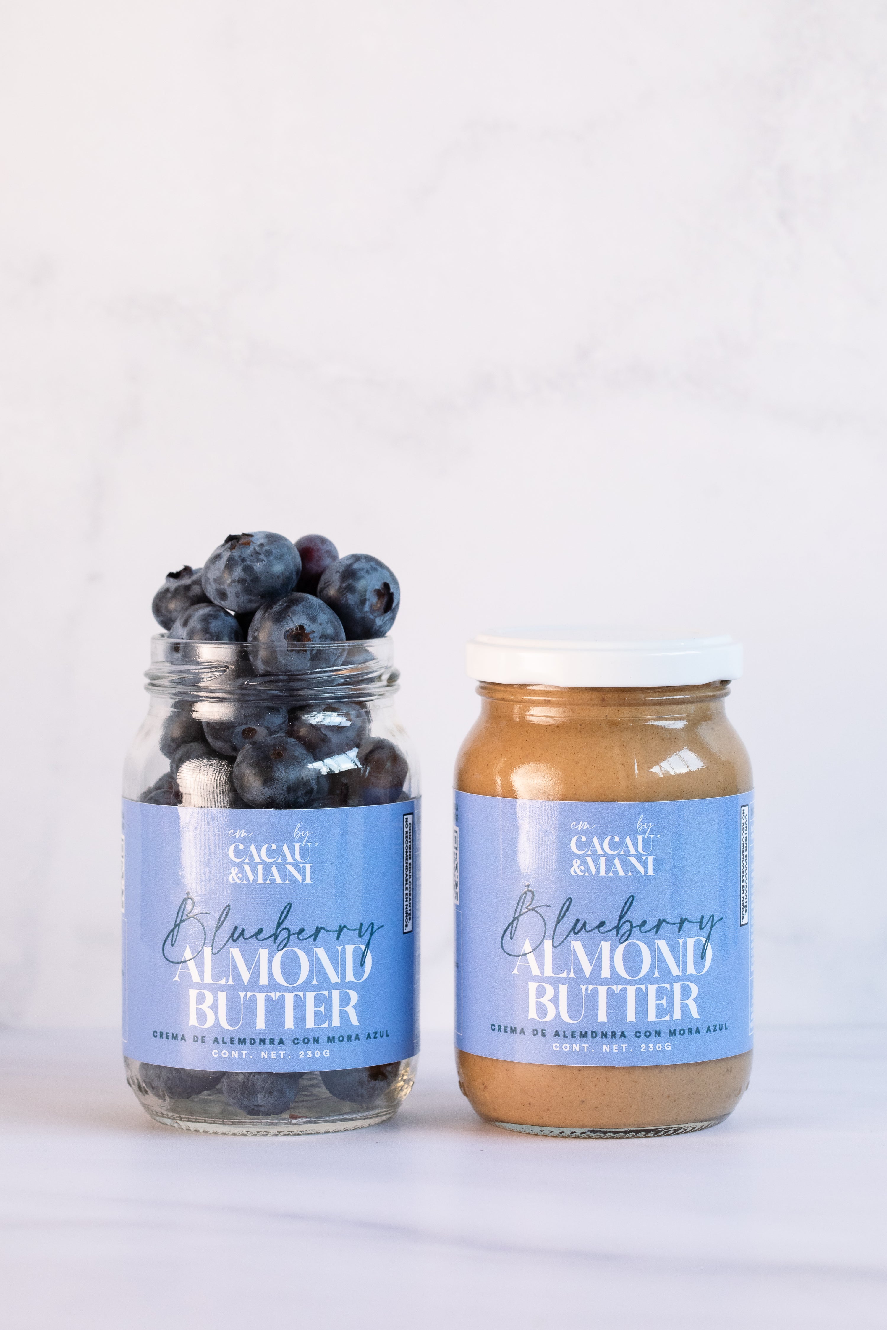Crema de Almendra con Blueberry