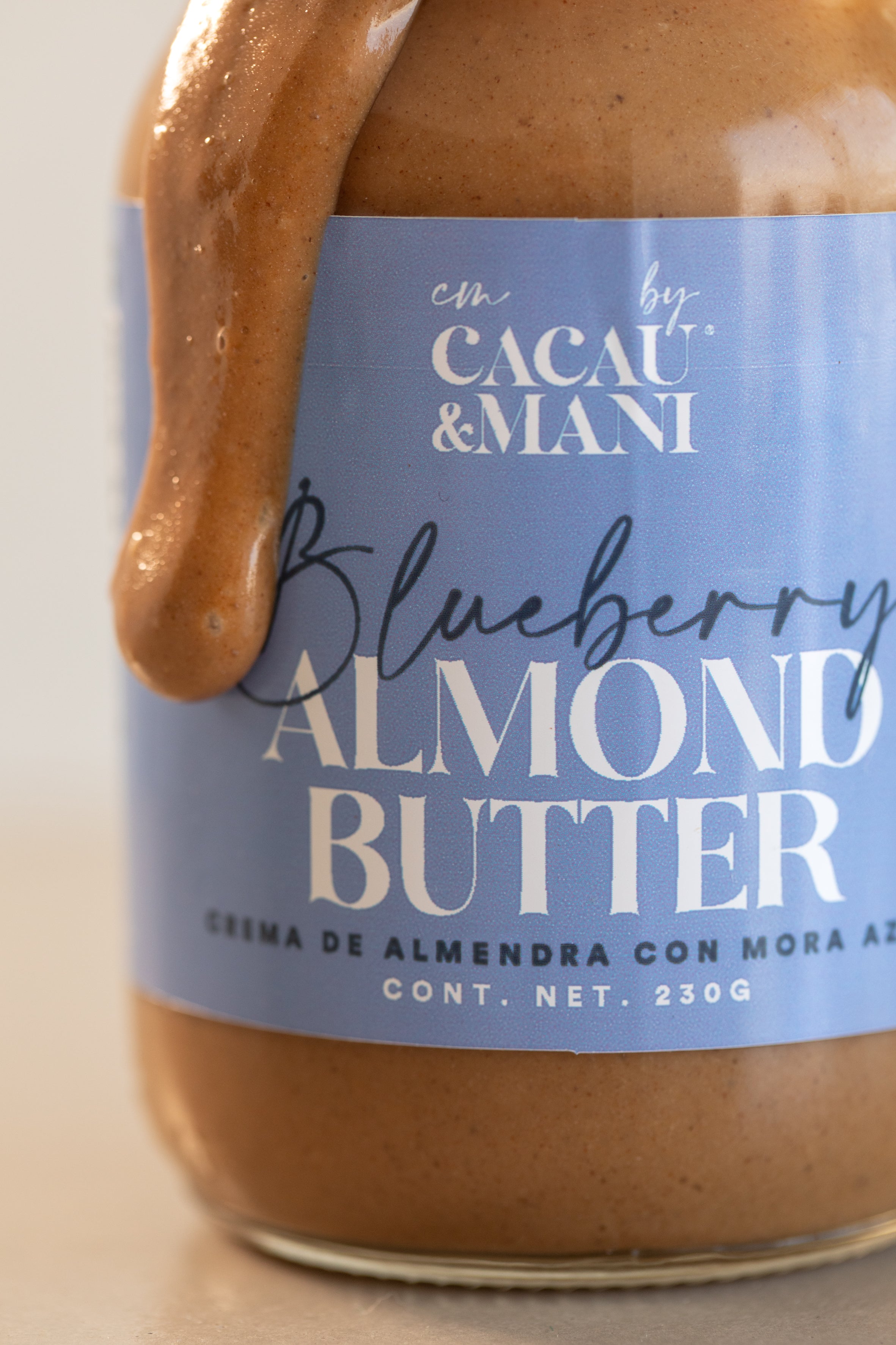 Crema de Almendra con Blueberry