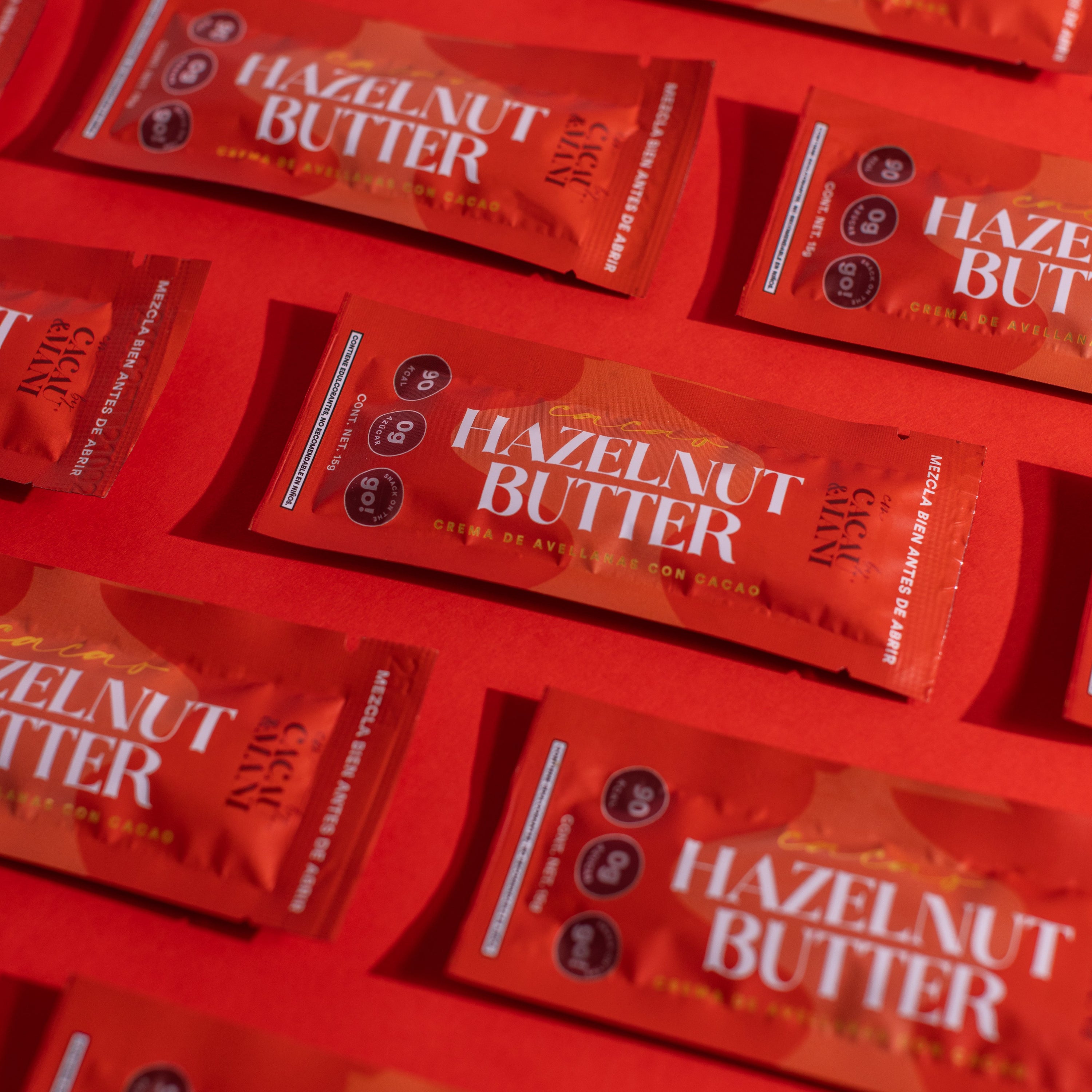 Sachets de Crema de Avellanas con Cacao