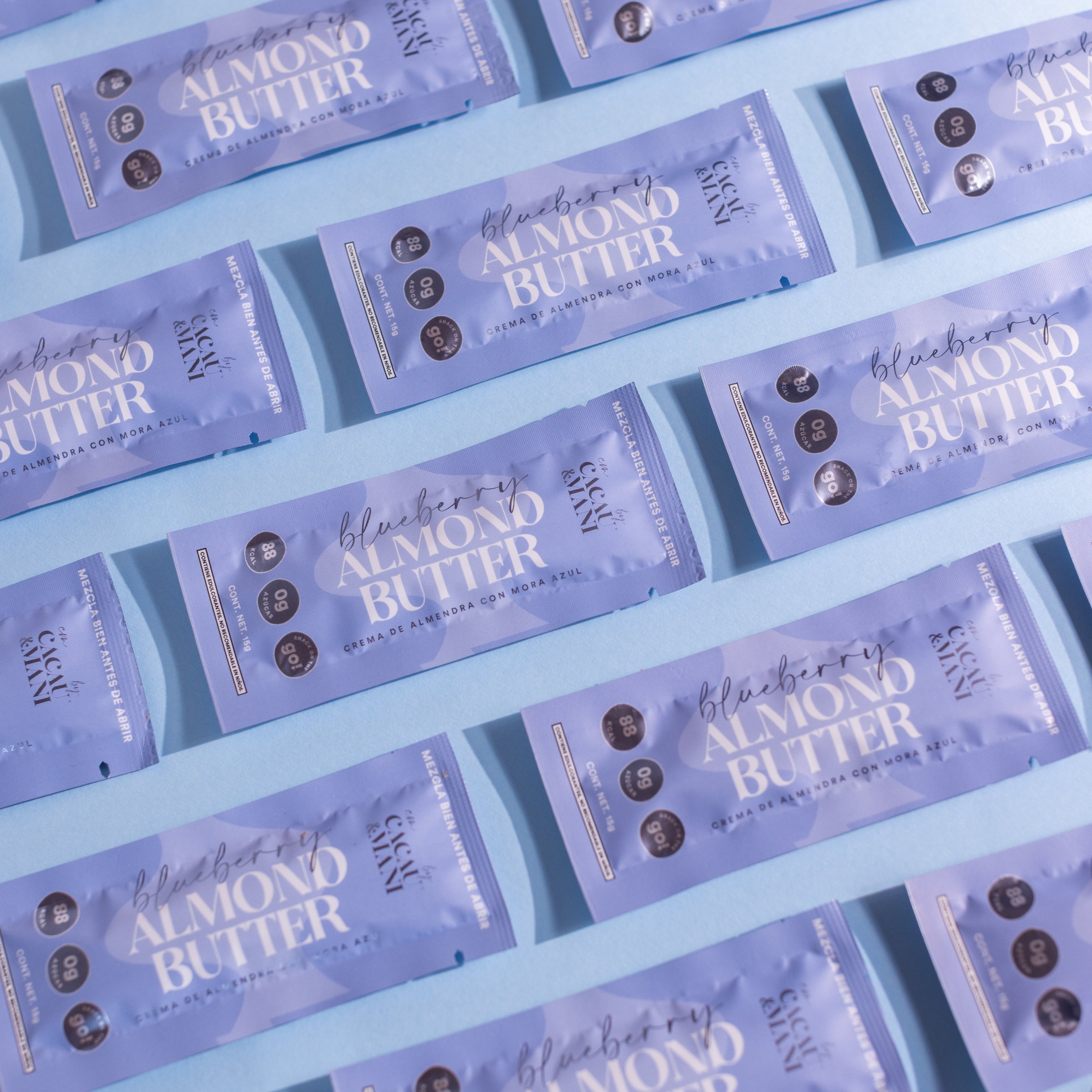 Sachets de Crema de Almendra con Blueberry