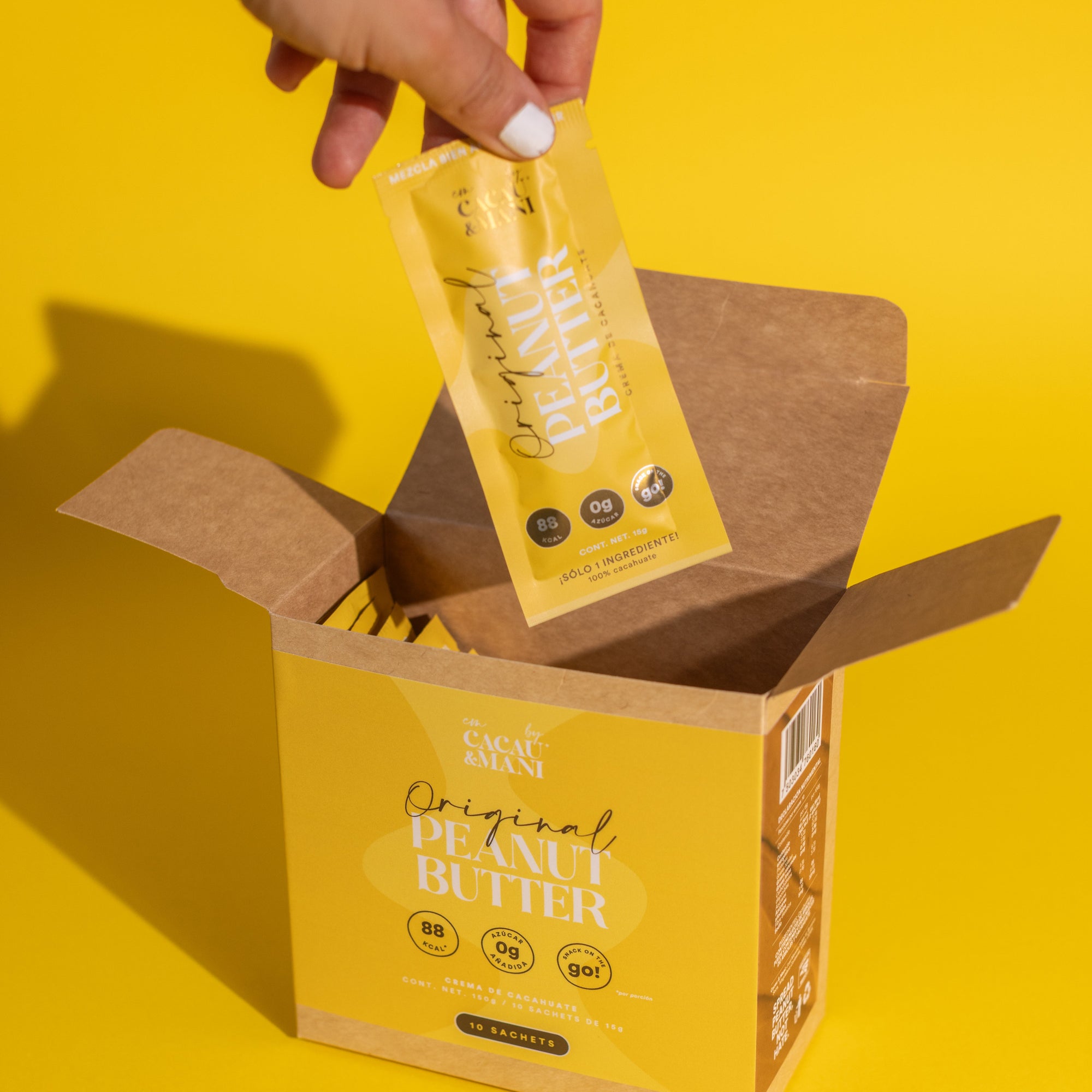 Sachets de Crema de Cacahuate