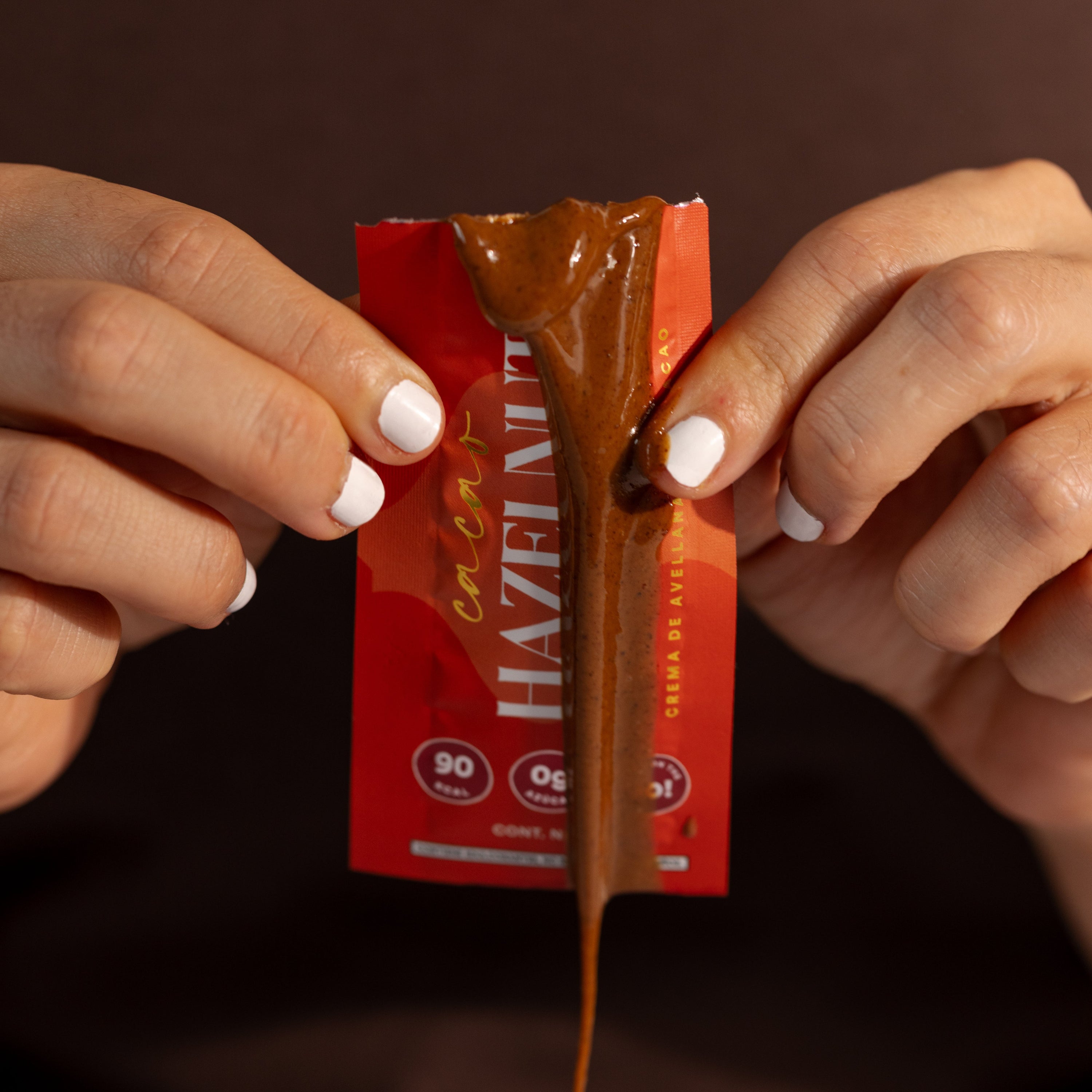 Sachets de Crema de Avellanas con Cacao