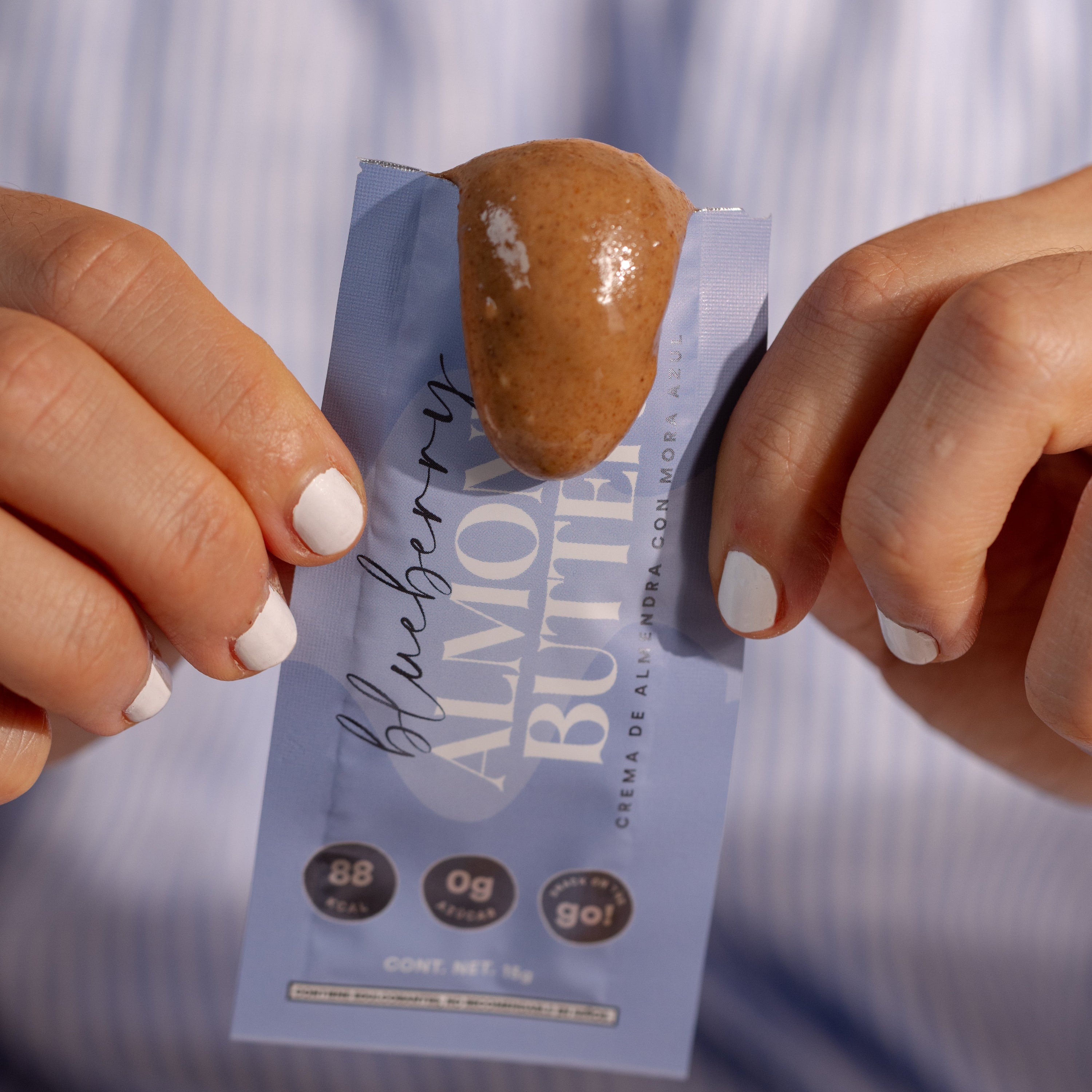 Sachets de Crema de Almendra con Blueberry