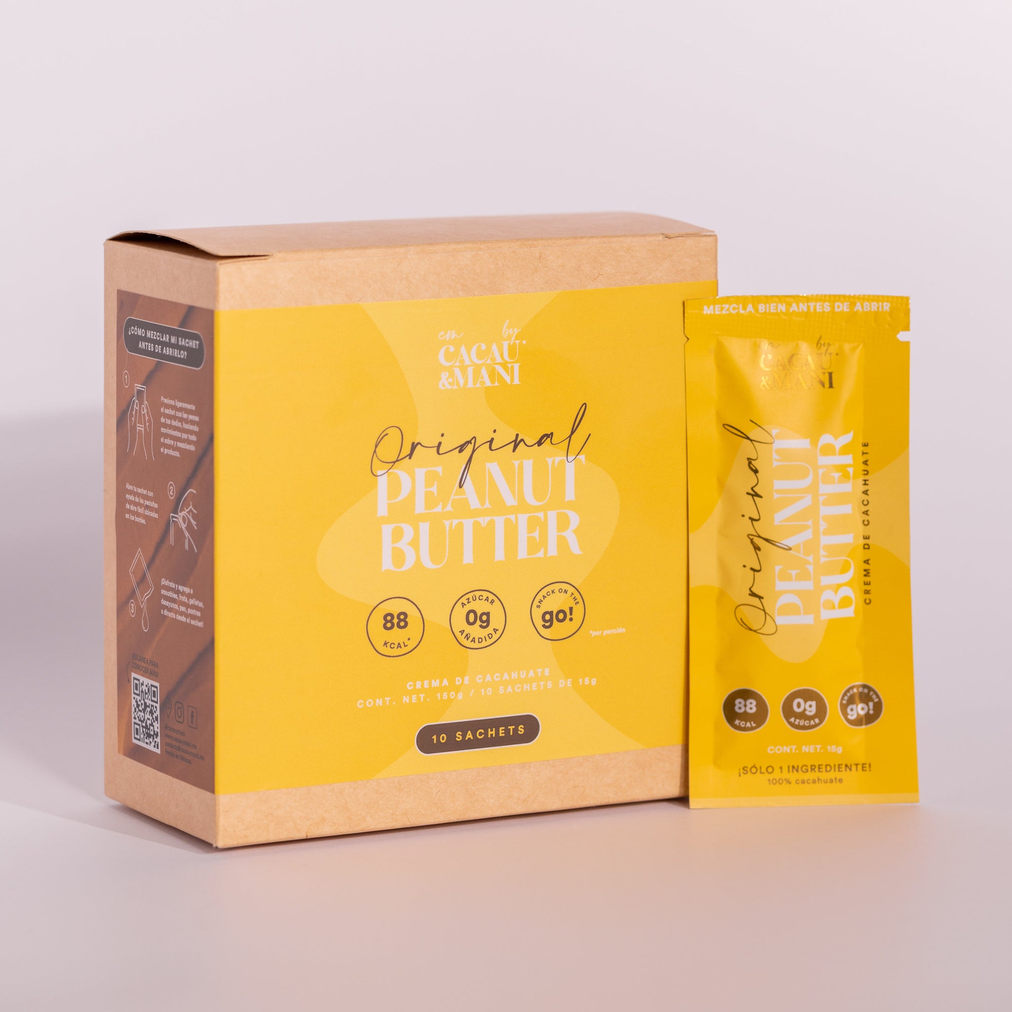 Sachets de Crema de Cacahuate