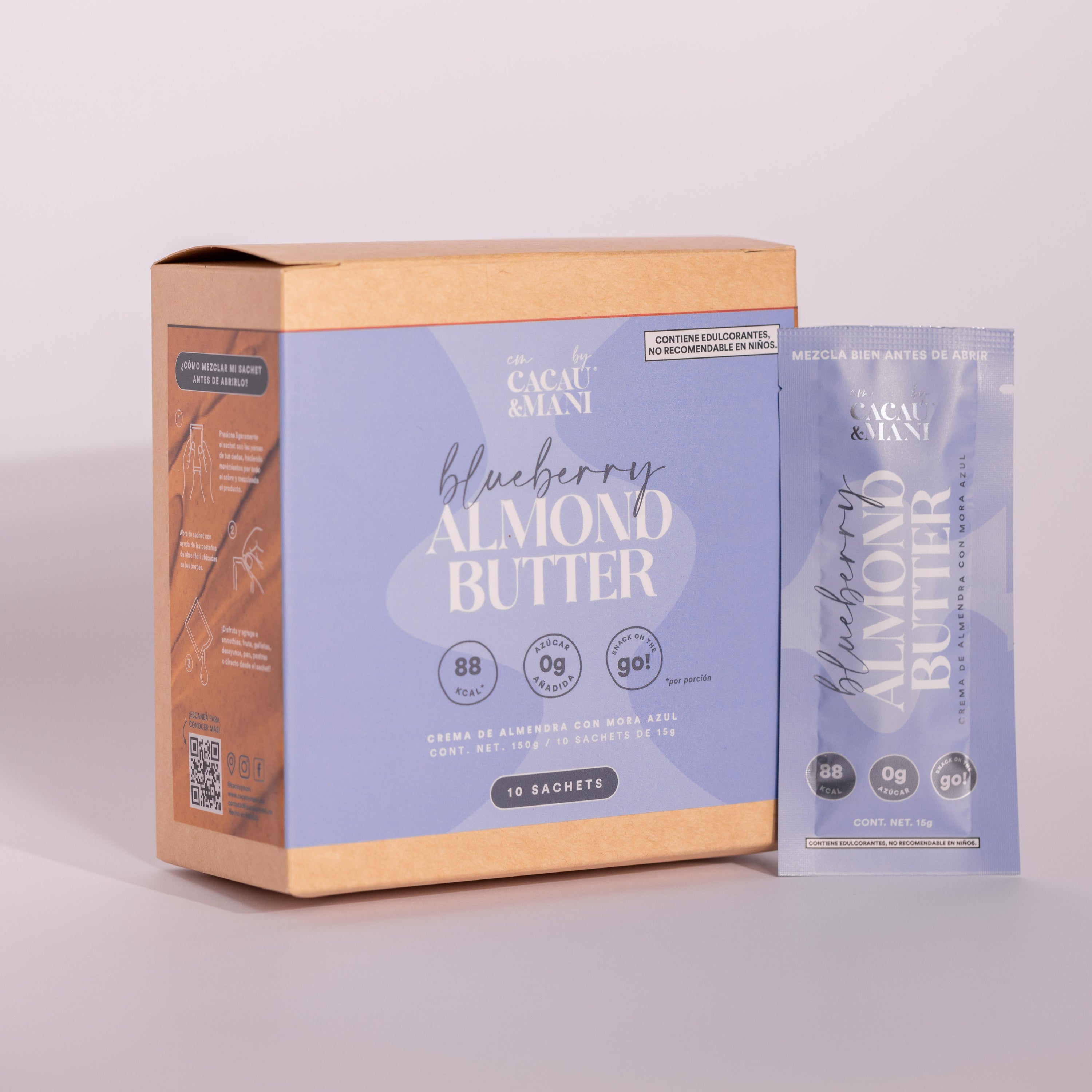 Sachets de Crema de Almendra con Blueberry