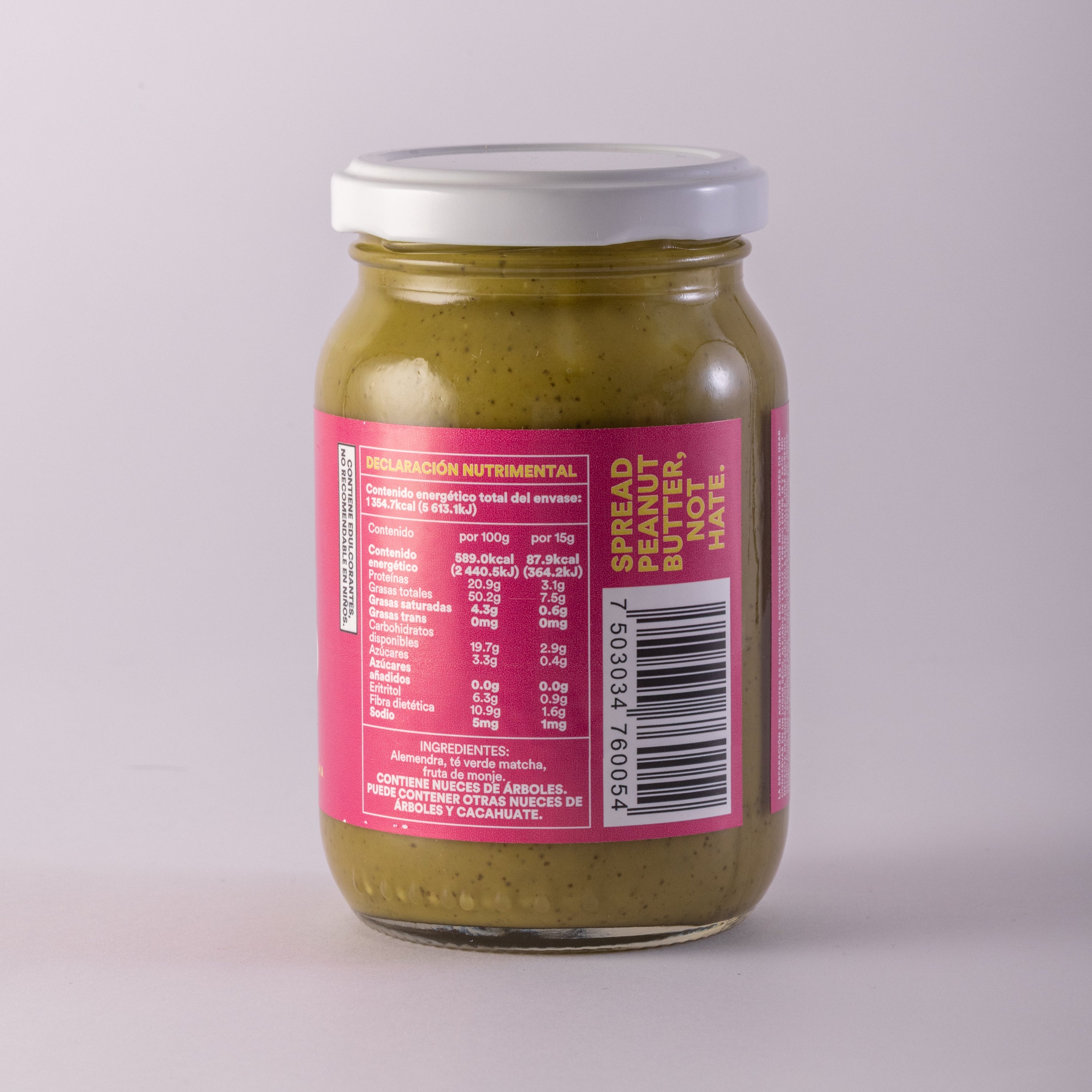Crema de Almendra con Matcha