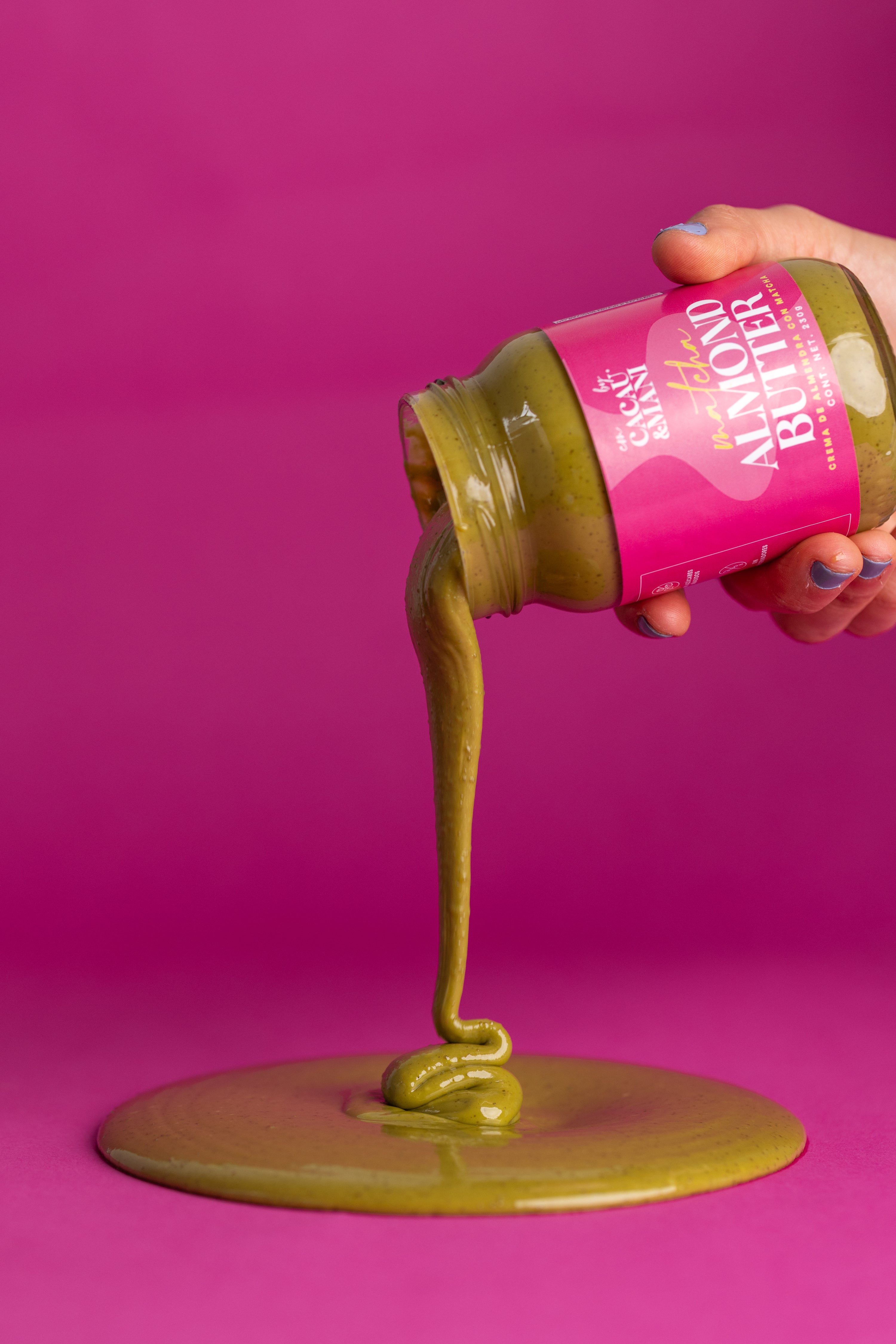 Crema de Almendra con Matcha